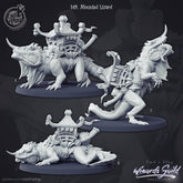 Mounted Lizards 3D-printed model